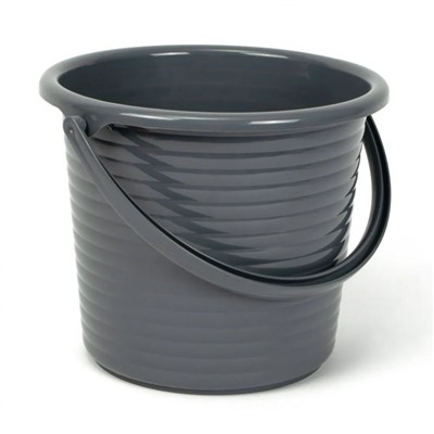 Ведро RUNIS рифленое с крышк. 15л