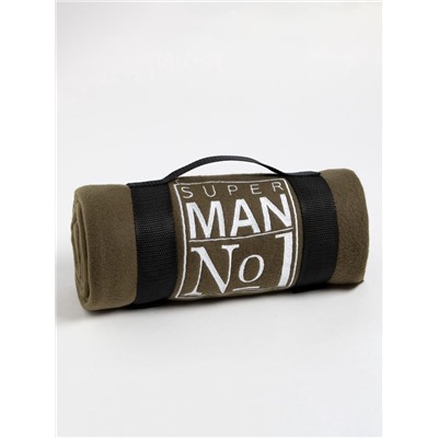 Плед флисовый «Этель. Super man», 130×150 см, флис 160 г/м²
