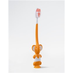Детская зубная щётка с песочными часиками (оранжевая)