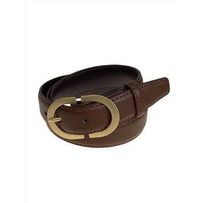 Ремень женский из искусственной кожи , цвет рыже-коричневый