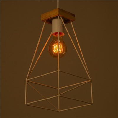 Светильник BayerLux «Дженаз» Е27 40 Вт белый 15×15×32-130 см