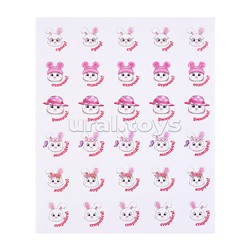 Набор наклеек оценок 5 дизайнов, 150 шт, в пластиковом пакете с блистерным подвесом