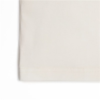 Футболка женская с вырезом лодочка MINAKU: Basic line, цвет ваниль, размер 42