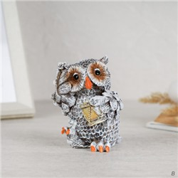 Фигурка Сова 10 см музыкант / CW421-14 /уп 72/