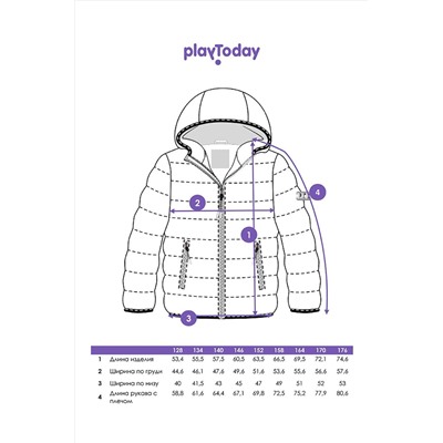 Куртка PLAYTODAY, 1185455