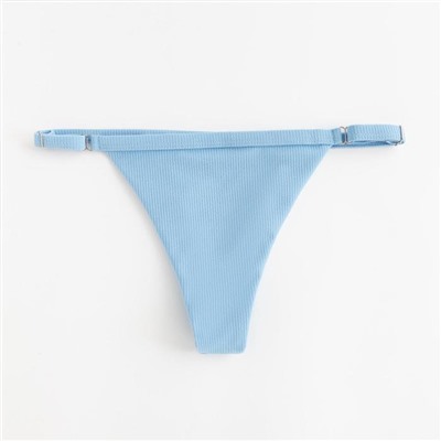 Плавки танга купальные женские MINAKU Summer sun, размер 46, голубая