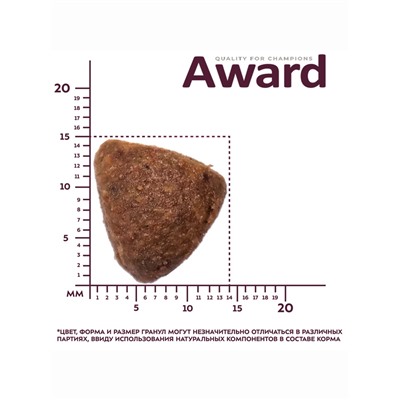 Сухой корм AWARD HYPO для вз-х собак всех пород бел. Рыба/брокколи/сельдерей/лен 2 кг