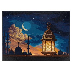 Кристальная (алмазная) мозаика на подрамнике "Сказки Востока" 40х30 см.