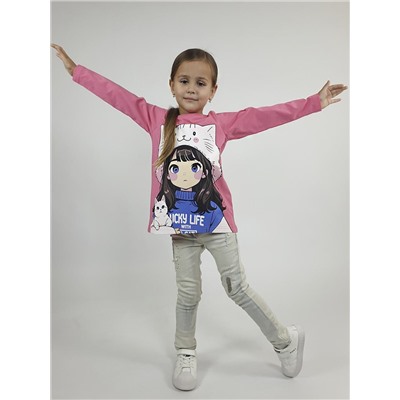 16-152-4. (Джемпер для девочки, Лунева )