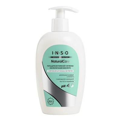 Гель для интимной гигиены INSO Natural Care, 250 мл