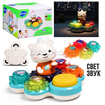 Развивающая игрушка "Медвежонок" на батарейках, в коробке