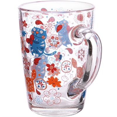 334-Д-7 "Котики" Кружка 300мл.9(х12)