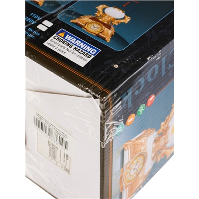 УЦЕНКА Часы - светильник «Ретро - телефон», белый, с будильником, 28.5×18×18 см