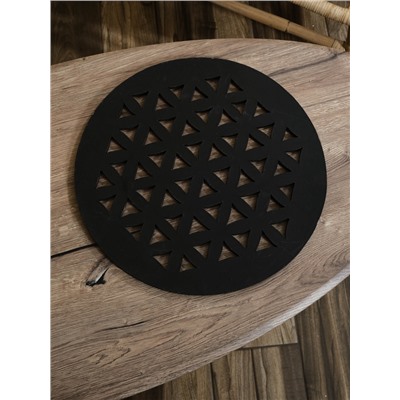 Панно резное «Цветы», 40×40×0.6 см