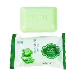 520813 Jigott Мыло-скраб для лица и тела с экстрактом алоэ / Aloe Scrub Soap, 150 г