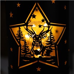 Фигура световая «Лесная сказка», 12.3×27.5 см, 1LED. батарейки АААх3 (не в компл.), свечение тёплое белое