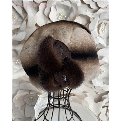 Амина кролик рекс Шапка женская флис (56-58)