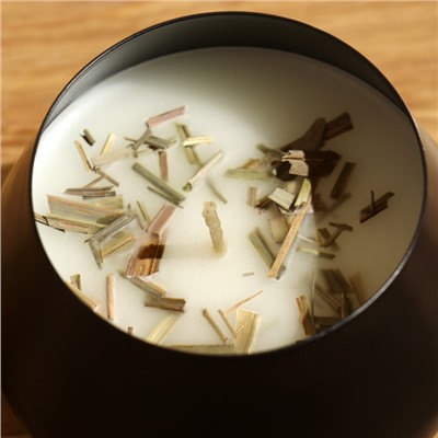 Ароматическая свеча в баночке, 300 г, lemongrass