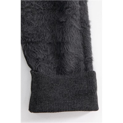 Лосины в рубчик утепленные НЬЮ (графит) Б14975-7М