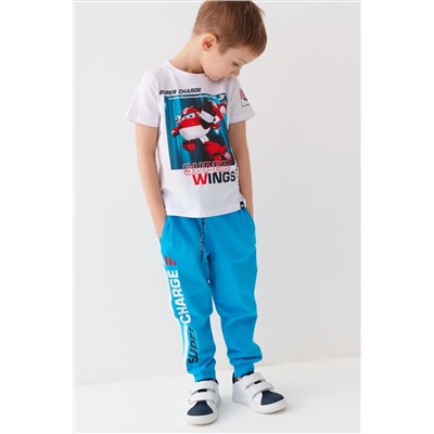 Комплект трикотажный для мальчиков: фуфайка (футболка), брюки PLAYTODAY, 1239651