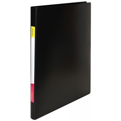 Папка скоросшиватель пластиковая с карманом черная 0,5мм NC4455Bk inФОРМАТ
