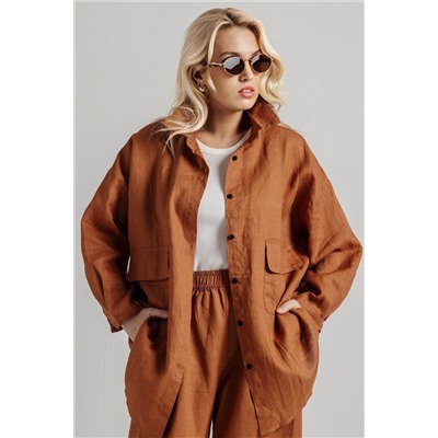 Блузка женская  Р95098/03/Терракотовый