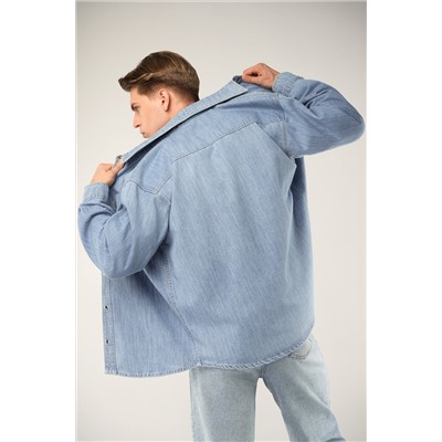 Мужская джинсовая рубашка Happyfox