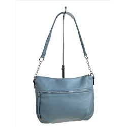 Женская сумка из искусственной кожи, цвет голубой