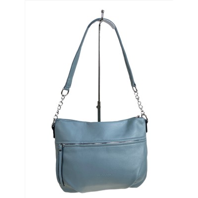 Женская сумка из искусственной кожи, цвет голубой