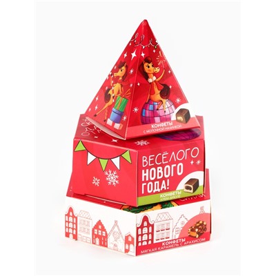 Конфеты шоколадные подарочные «Весёлого Нового года», 250 г