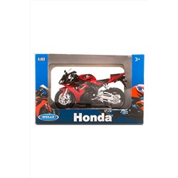 Игрушка модель мотоцикла 1:18 Honda CBR1000RR WELLY, 267466