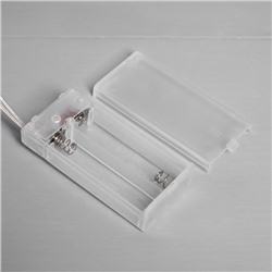 Светодиодная фигура «Ёлочка зелёная» 31×13×13 см, 20 LED, батарейки ААx2 (не в комплекте), свечение теплое белое