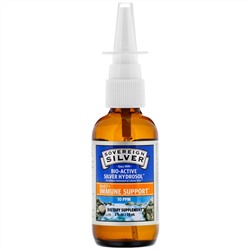 Sovereign Silver, Bio-Active Silver Hydrosol, поддержка иммунитета, вертикальный спрей, 10 част./млн, 59 мл (2 жидк. унции)