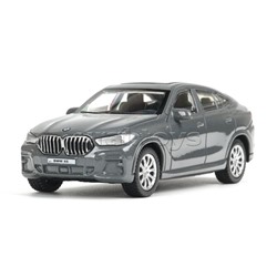 Машина металл BMW X6 10,5 см, (мокрый асфальт) инерц,