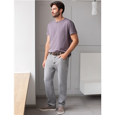 Брюки из плотного денима с эластаном