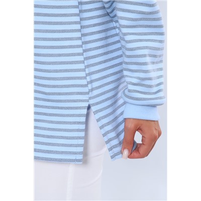 Свитшот 375709 в полоску повседневный трикотажный НАТАЛИ, 1065366