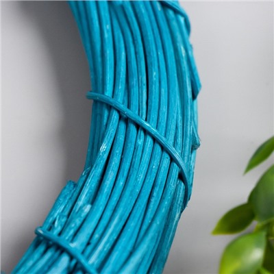 Кольцо для изготовления ловца снов «Синий», d=30 см, ротанг