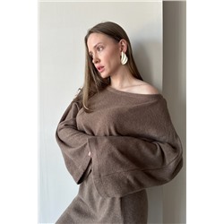 Юбка  WOOL082/01/Коричневый