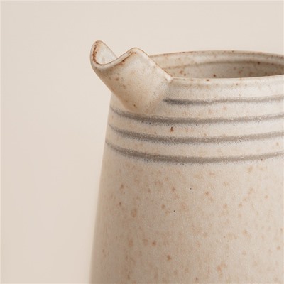 Молочник SL Home «Райяс», 1.3 л, 16.5×13×18 см, керамика, бежевый