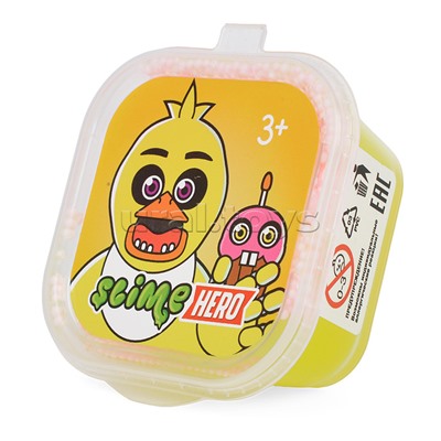 Слайм "Hero" Роботы Цыпленок жёлтый