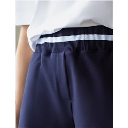 Шорты из эластичного футера-двухнитки