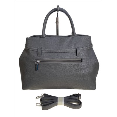 Женская сумка из искусственной кожи, цвет серый