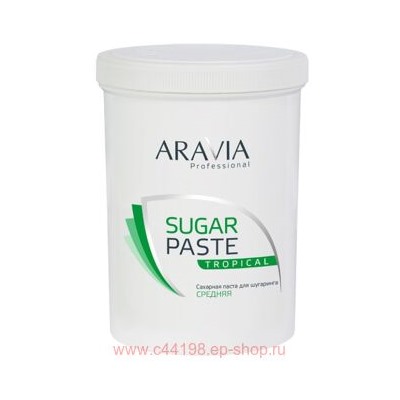 ARAVIA Professional Сахарная паста для шугаринга Тропическая средней консистенции 1500гр арт 1054