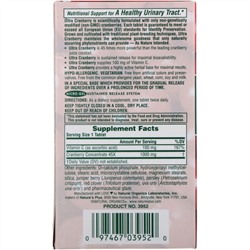 Nature's Plus, Ultra Cranberry 1000, 60 таблеток