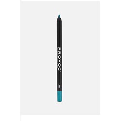 Provoc Гелевый карандаш-подводка для глаз водостойкий / Semi Permanent Gel Eye Liner №78 Enchanting, цвет морской волны темный KRISTALLER, 1124431