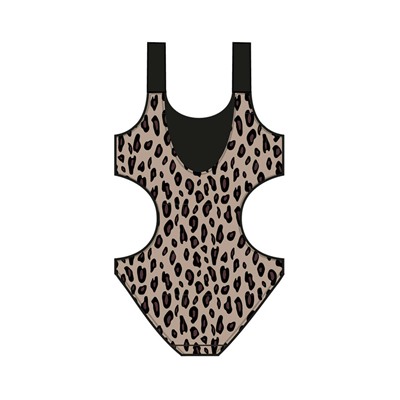 Купальник трикотажный для девочек