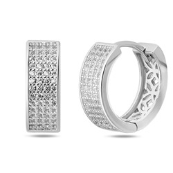 Серьги, куб.циркон., BY-5755