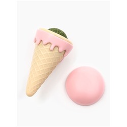 Игрушка для кошек из кошачьей мяты «Мороженное» на основании, 5×4 см, розовая