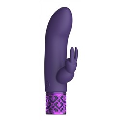 Фиолетовый мини-вибратор Dazzling - 11,8 см.