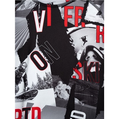 Термокомплект трикот. для мальчиков: фуфайка (футболка) с длин. рук, брюки